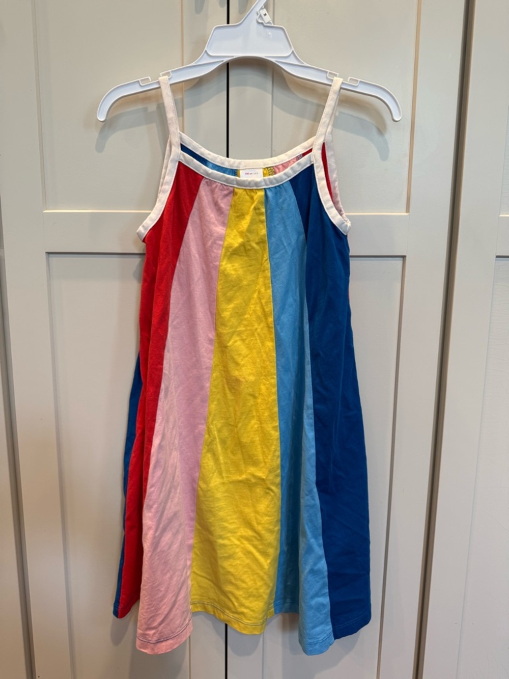 Rainbow Panel Swing Dress from Hanna Andersson
